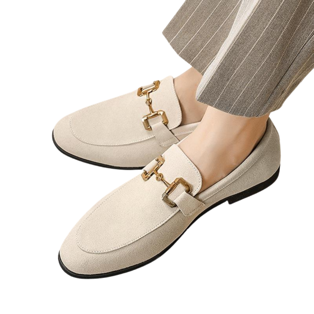 Stilvolle und bequeme Herren-Slipper aus Wildleder für einen eleganten Look