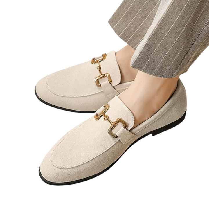 Stilvolle und bequeme Herren-Slipper aus Wildleder für einen eleganten Look