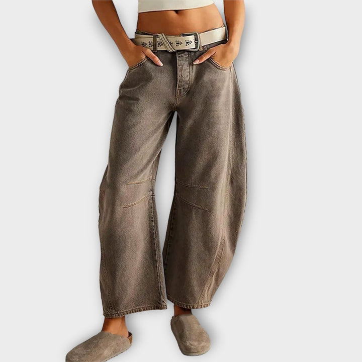 Modische und bequeme Damenjeans mit weiter Passform für maximalen Komfort
