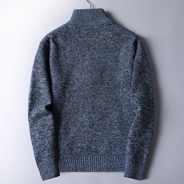Bequemer Herrenpullover mit Reißverschluss - ideal für den Alltag