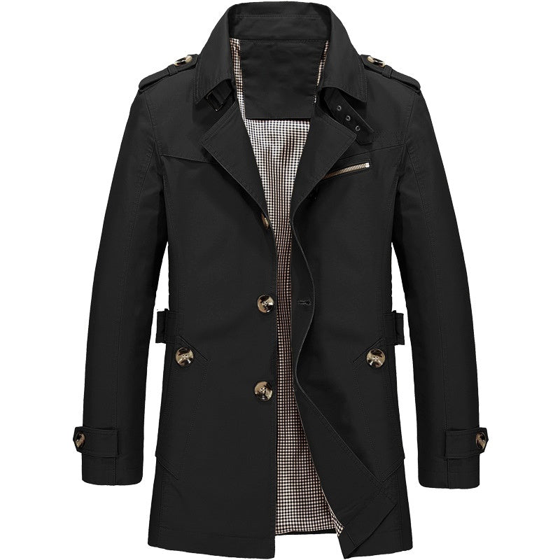 Niccolo™ Trench: Ein klassisches und elegantes Oberbekleidungsstück für Männer für die Frühjahrs- und Herbstsaison