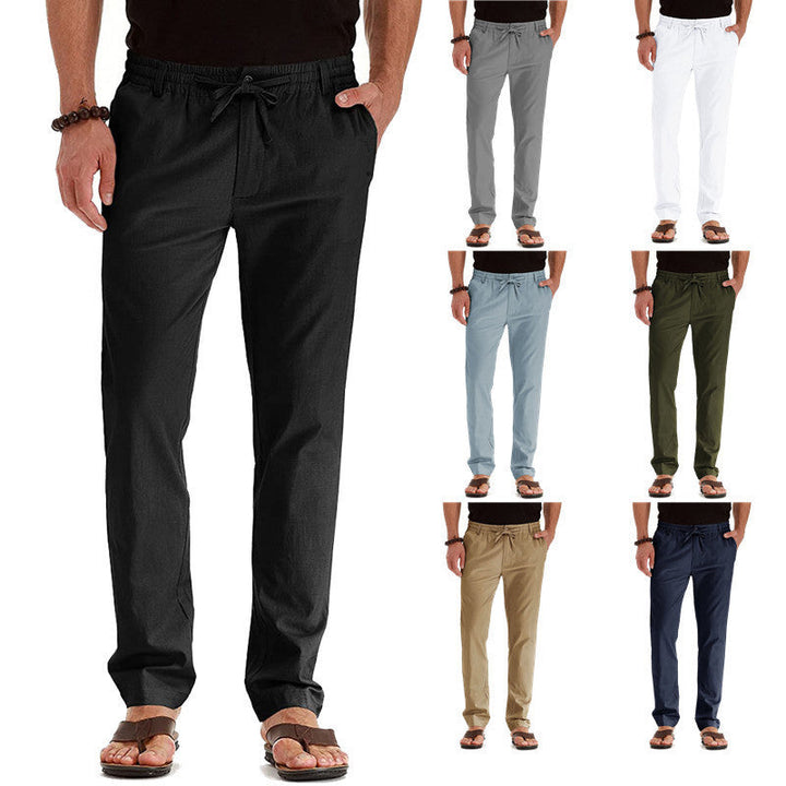 Bequeme Herren-Business-Hose in lockerer Passform mit elastischem Bund für maximalen Komfort