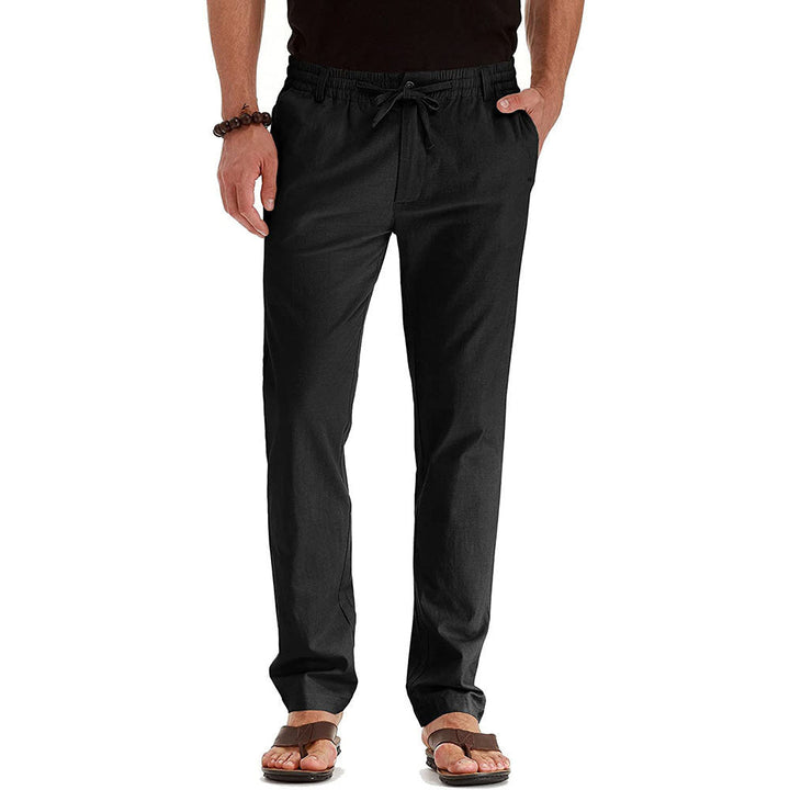 Bequeme Herren-Business-Hose in lockerer Passform mit elastischem Bund für maximalen Komfort