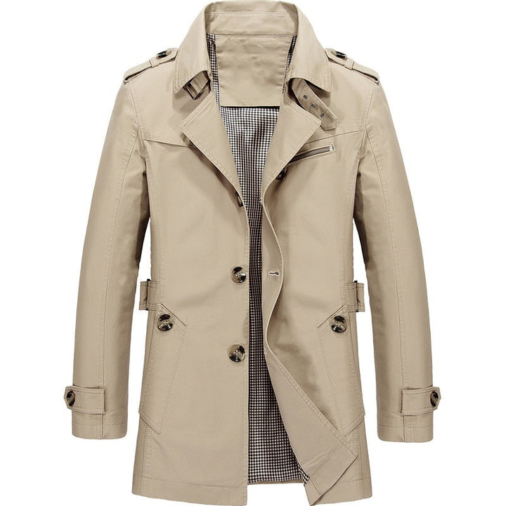 Niccolo™ Trench: Ein klassisches und elegantes Oberbekleidungsstück für Männer für die Frühjahrs- und Herbstsaison