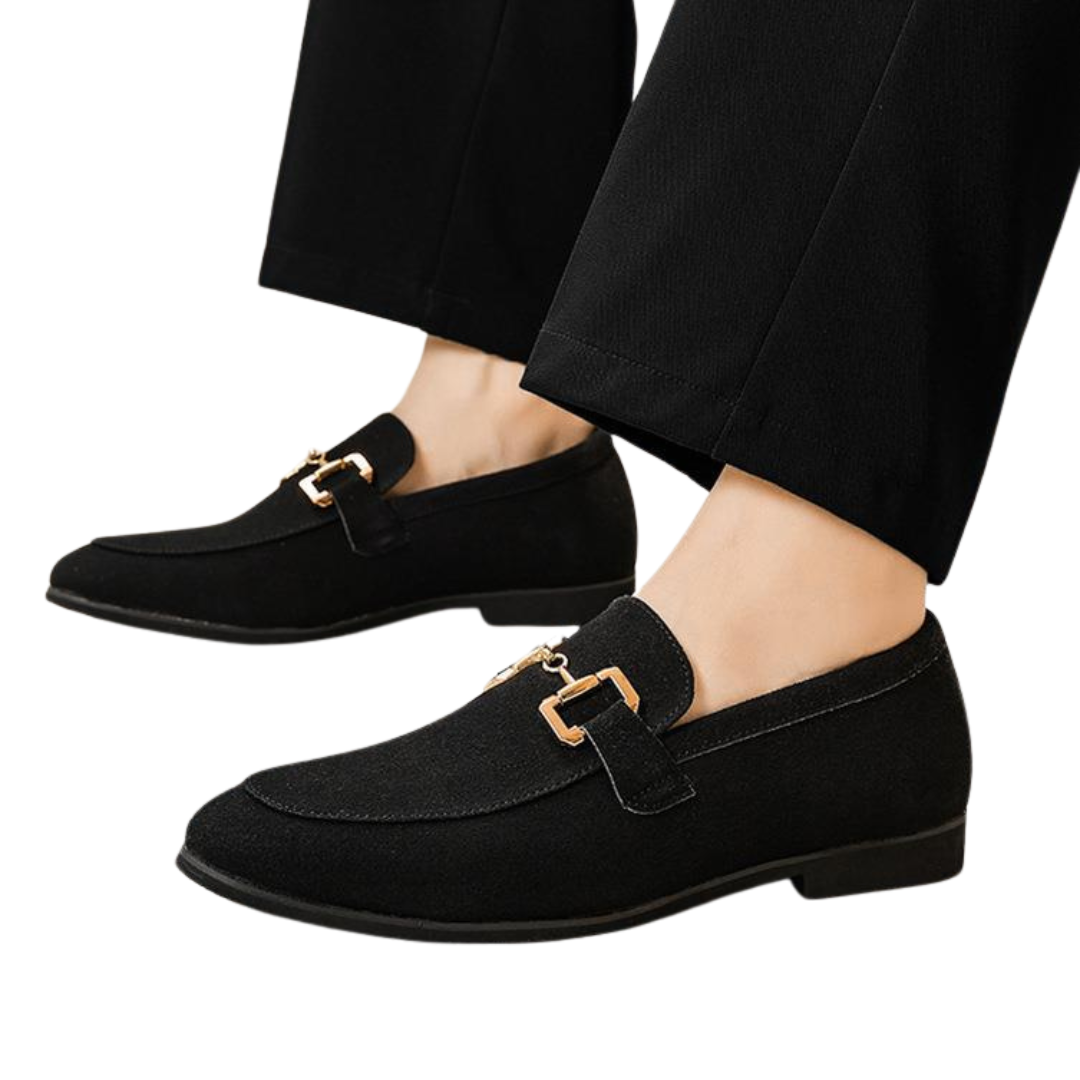 Stilvolle und bequeme Herren-Slipper aus Wildleder für einen eleganten Look
