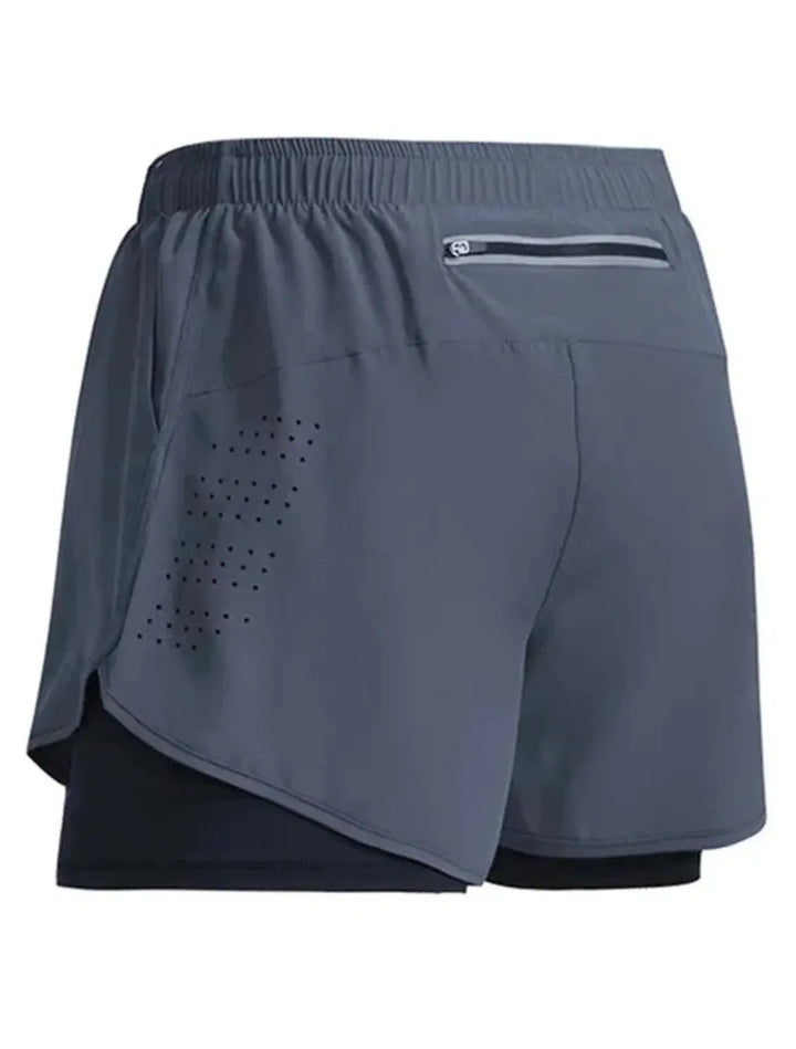 2-in-1-Sportleggings für Herren mit funktionellen Taschen - Leichte und bequeme Kleidung für aktives Training | VIQA