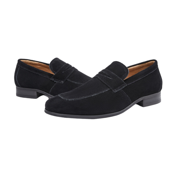 Elegante Herren-Slipper mit modischem Wildlederriemen