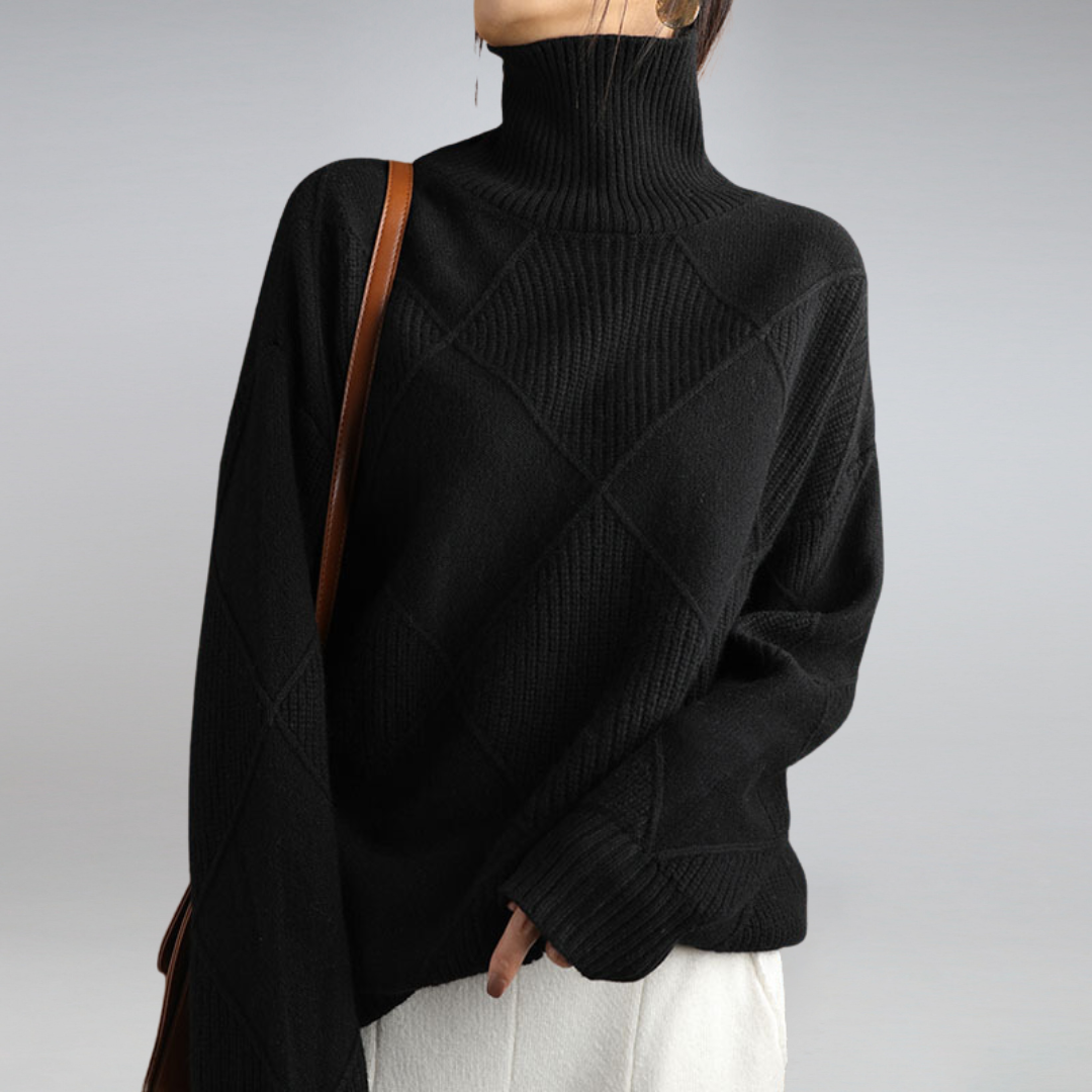 Eleganter Damen-Rollkragenpulli - Stil und Komfort in einem