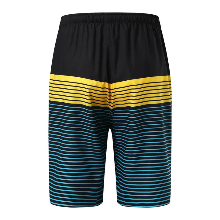 RheemT stijlvolle gestreepte zwemshort met levendige blokpatronen voor een trendy strandlook