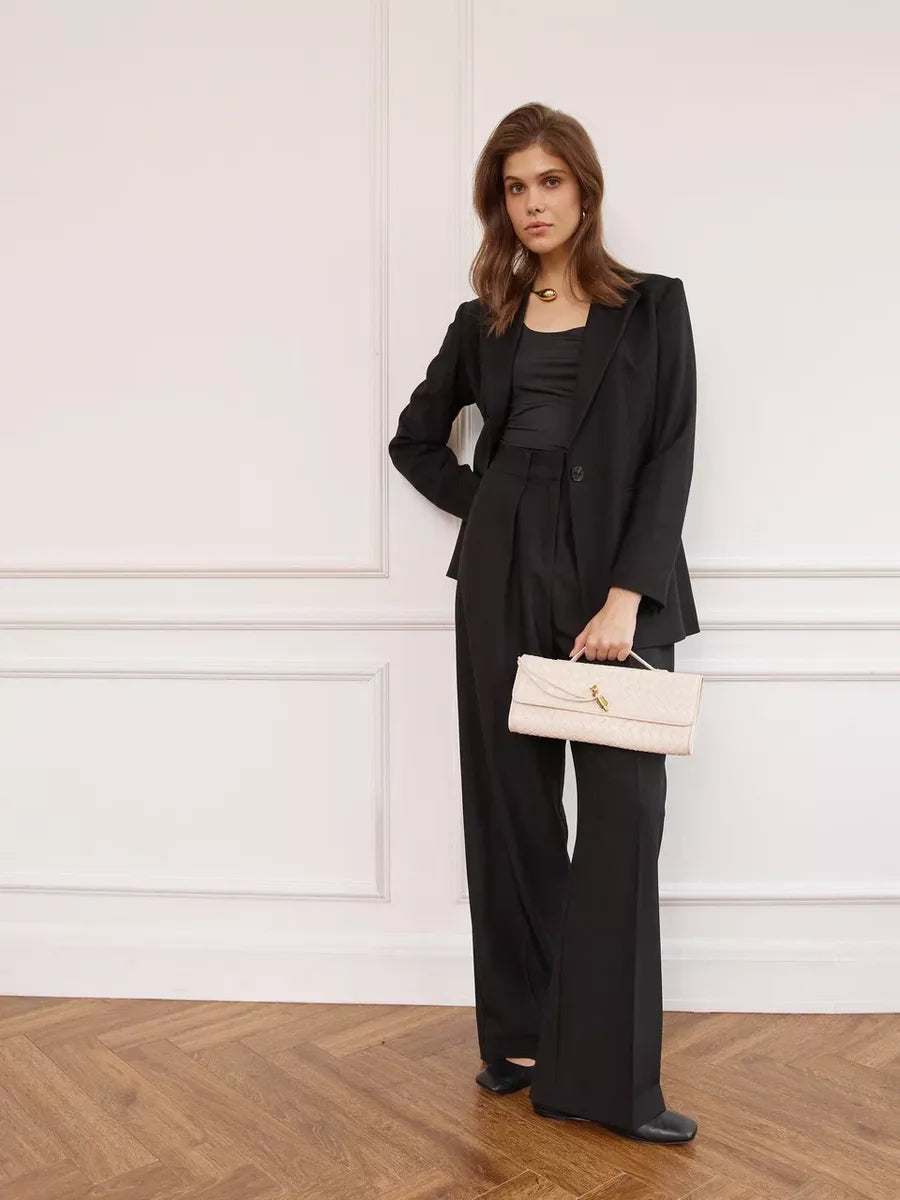 Vianey | Stilvolle und elegante Umhängetasche aus Ivoire Raffiné Stoff