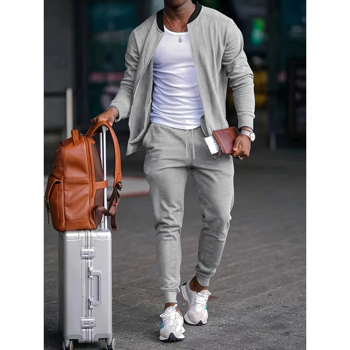 Elegantes zweiteiliges Freizeit-Set für Herren - Komfort und Stil für jede Gelegenheit