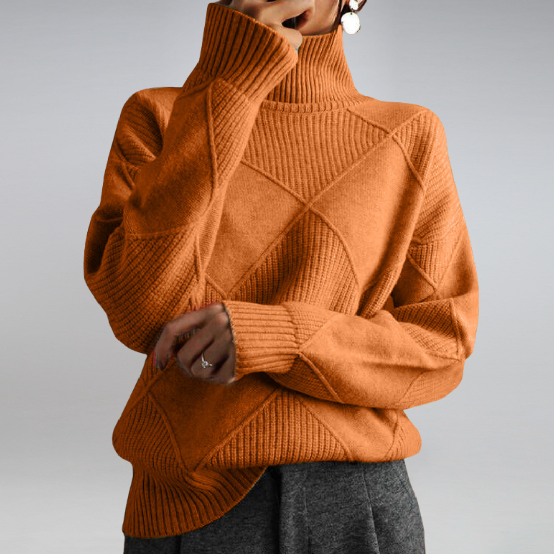 Eleganter Damen-Rollkragenpulli - Stil und Komfort in einem