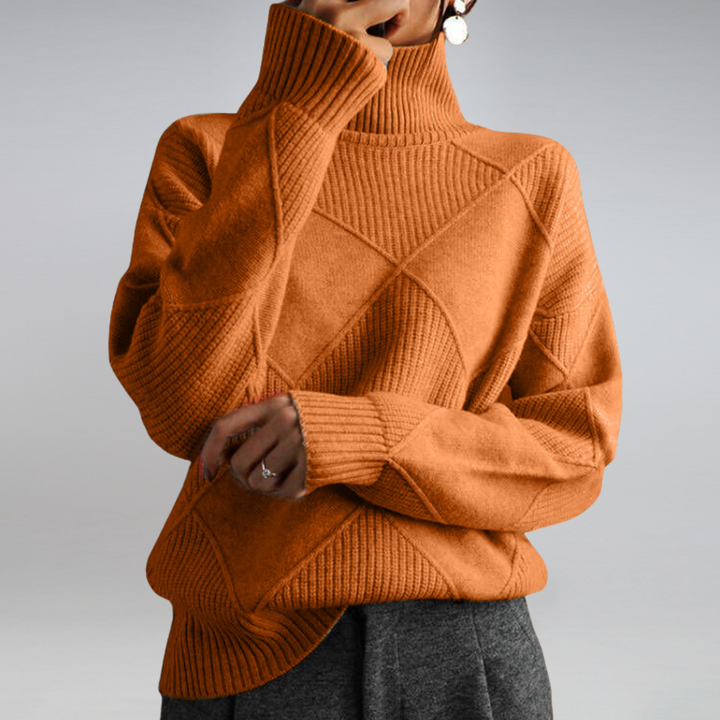 Eleganter Damen-Rollkragenpulli - Stil und Komfort in einem