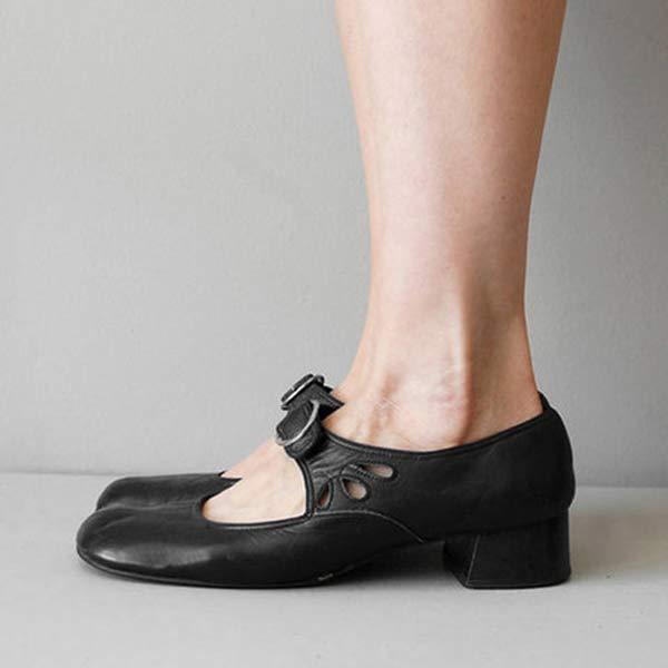 Außergewöhnliche Damensandalen mit modischer Keilschnalle aus luxuriösem Leder