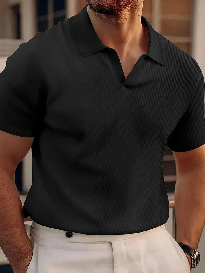 Cielo™ - Męska elegancka i przewiewna koszulka polo na lato dla maksymalnego komfortu i stylu