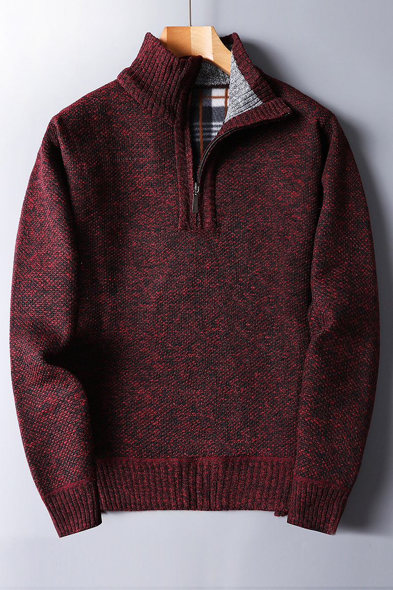Bequemer Herrenpullover mit Reißverschluss - ideal für den Alltag