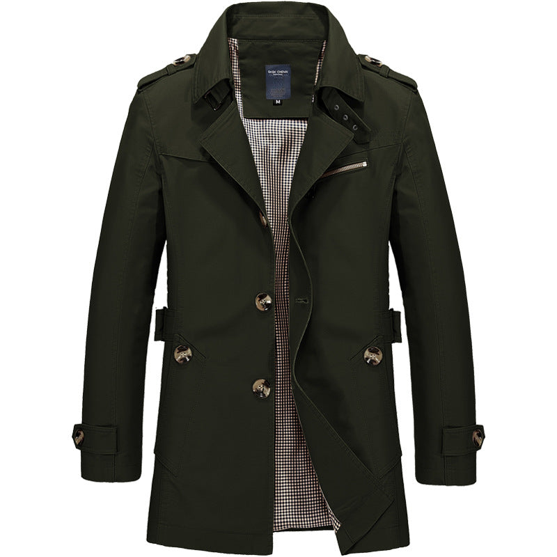 Niccolo™ Trench: Ein klassisches und elegantes Oberbekleidungsstück für Männer für die Frühjahrs- und Herbstsaison