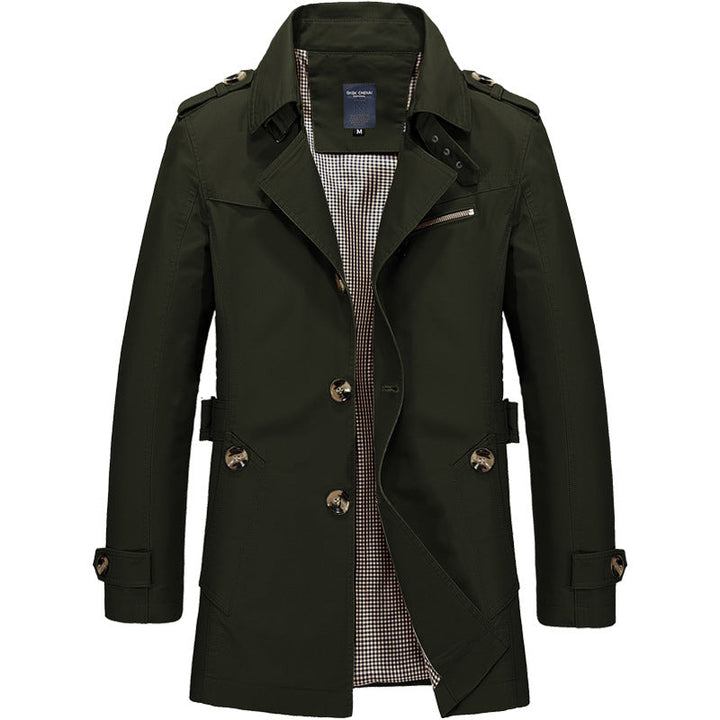 Niccolo™ Trench: Ein klassisches und elegantes Oberbekleidungsstück für Männer für die Frühjahrs- und Herbstsaison
