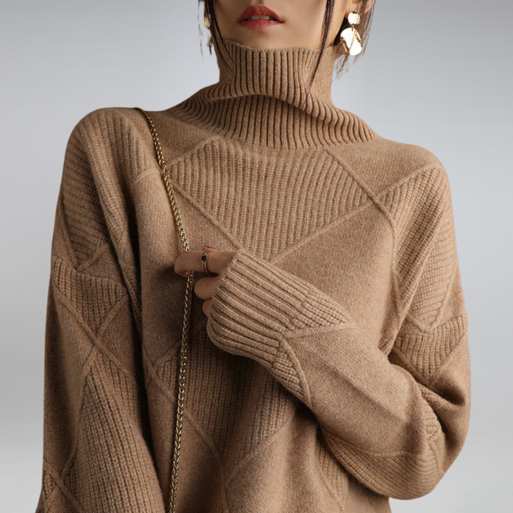 Eleganter Damen-Rollkragenpulli - Stil und Komfort in einem