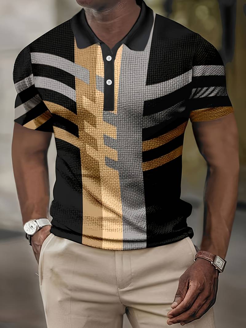 Elegante Herren-Poloshirts im Retro-Vintage-Stil für einen einzigartigen Look