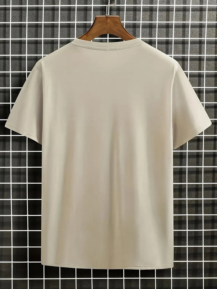 Stylisches Herren-T-Shirt von Gerhard mit auffälligem Blumen- und Wellenmuster
