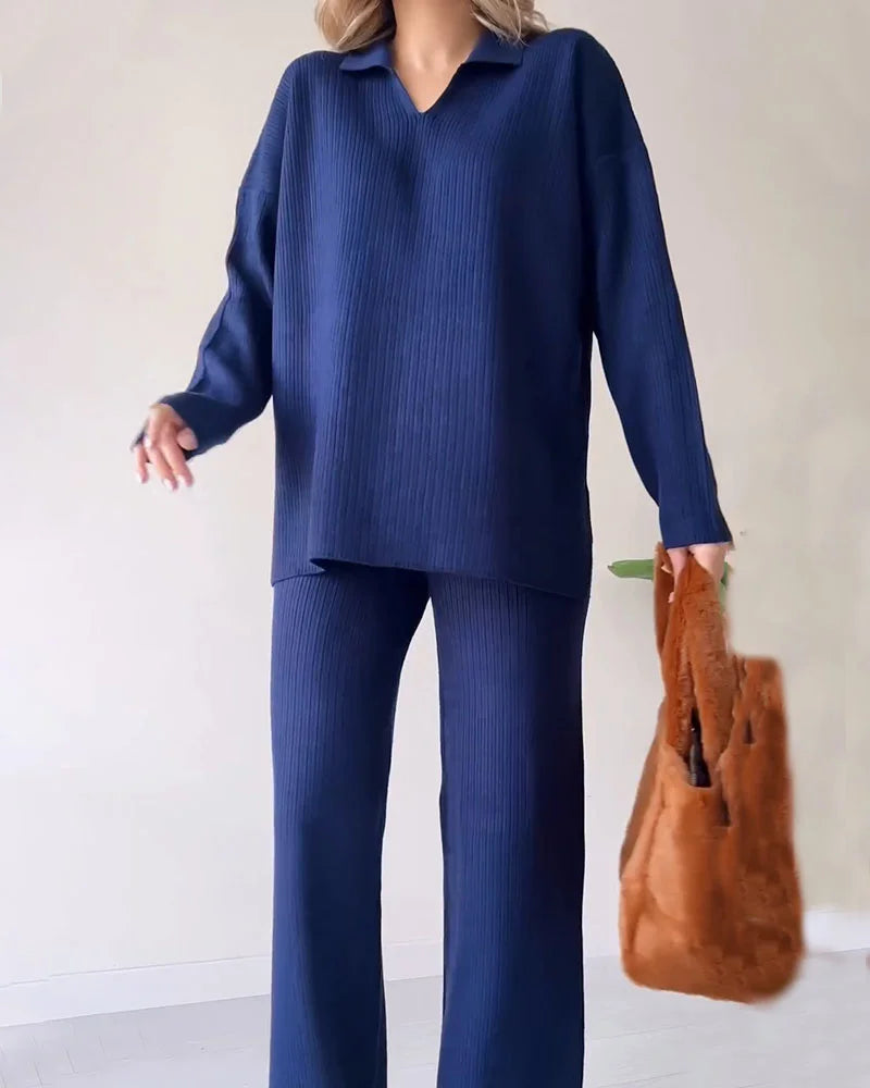 Waverly | Luxe Zachte en Elegante Casual Tweedelige Loungewear Set voor Ultiem Comfort