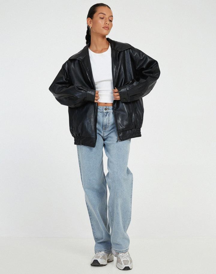 Elegante Damenlederjacke - Stil und Raffinesse in einem