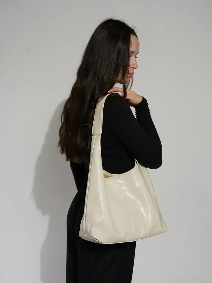 Sharon | Elegante und vielseitige minimalistische Umhängetasche aus Leder für einen trendigen und eleganten Stil