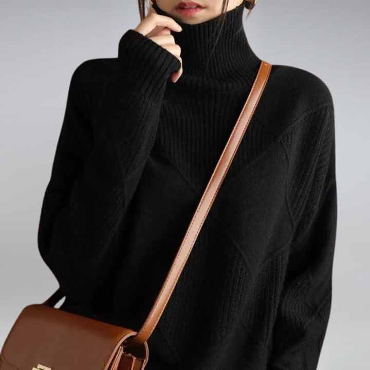 Eleganter Damen-Rollkragenpulli - Stil und Komfort in einem