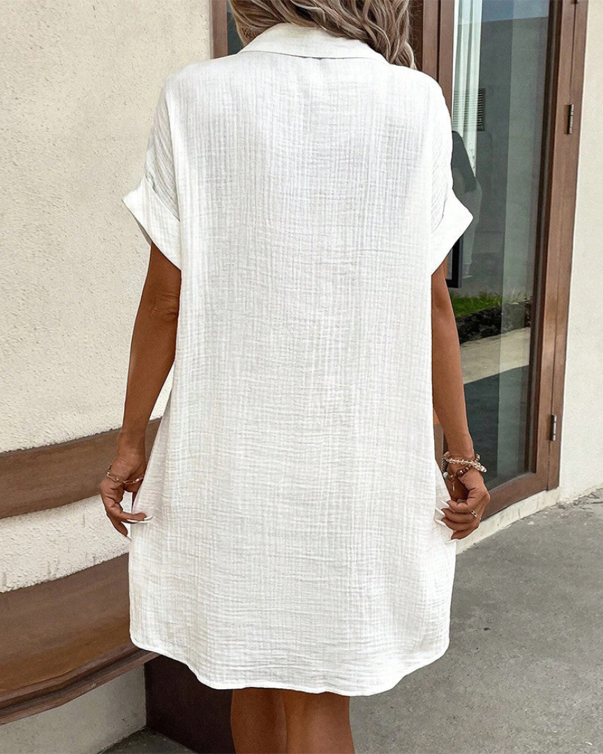 Stilvolles Hemdblusenkleid für Damen - ein eleganter Look für jede Gelegenheit