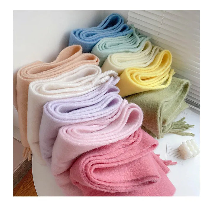 Mavis | Thermische Pastel Sjaal Collectie voor Alleen Comfort en Stijl