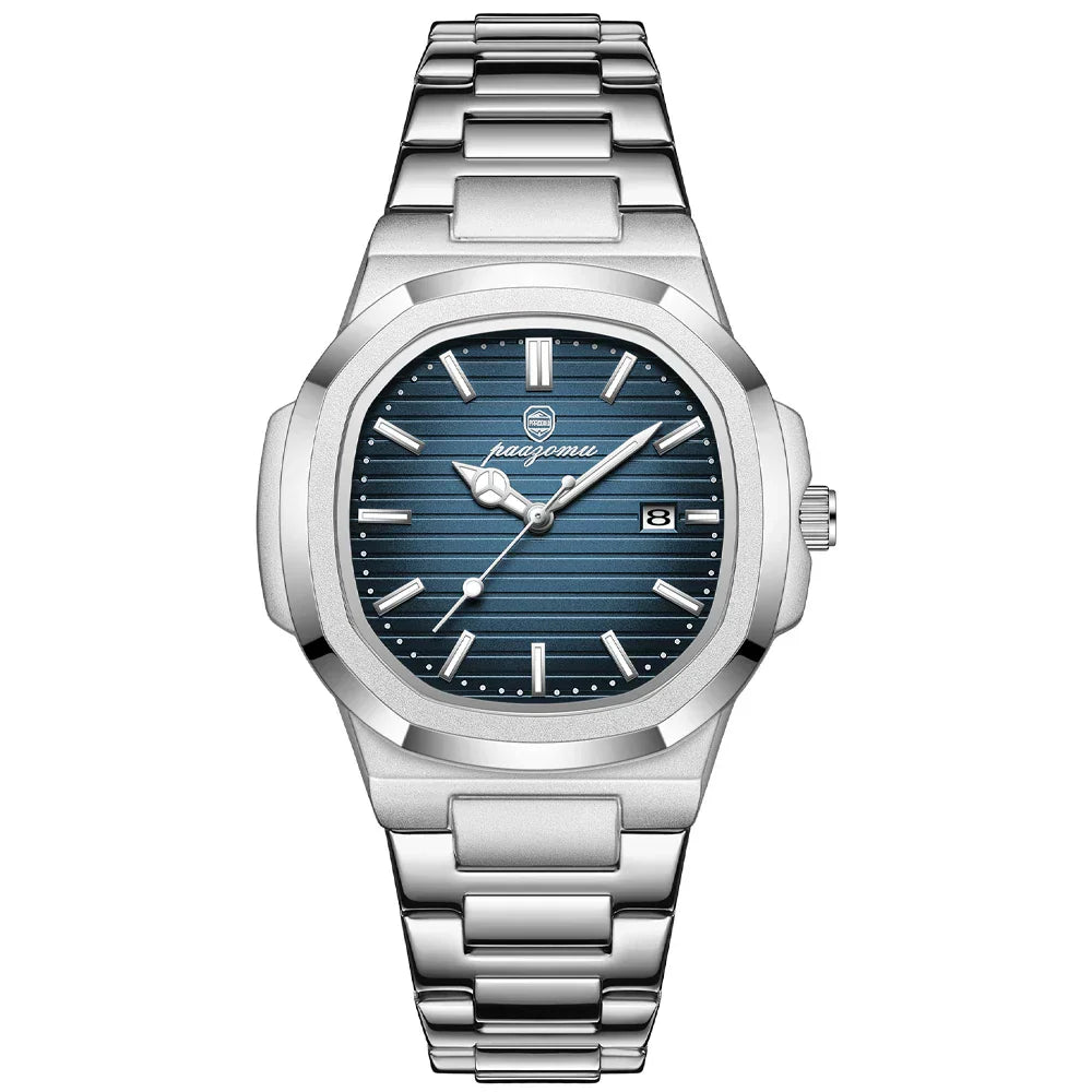Elegante Herren Edelstahl-Armbanduhr – Perfekt für jeden Anlass