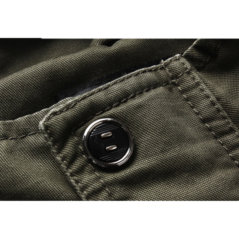 Stylische langärmelige Herren-Motorradjacke mit modernem Reißverschluss - eine elegante und bequeme Wahl für jede Strecke