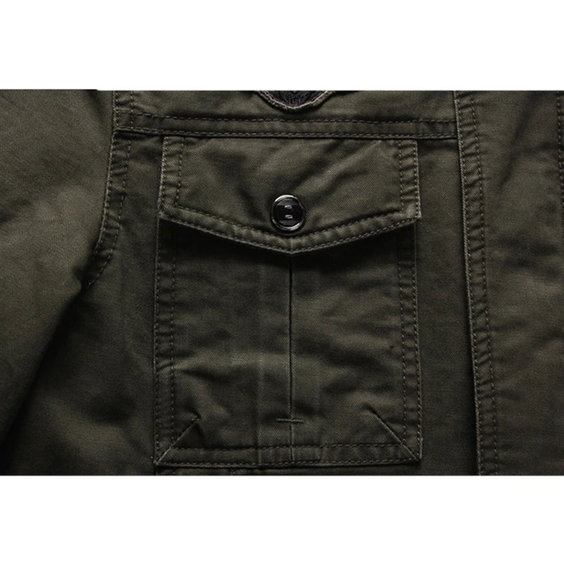 Stylische langärmelige Herren-Motorradjacke mit modernem Reißverschluss - eine elegante und bequeme Wahl für jede Strecke
