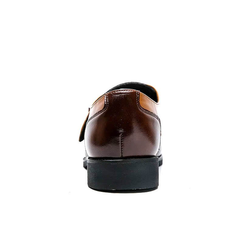 Eleganckie męskie buty z paskiem typu monk na klamrę – doskonały styl i klasyka
