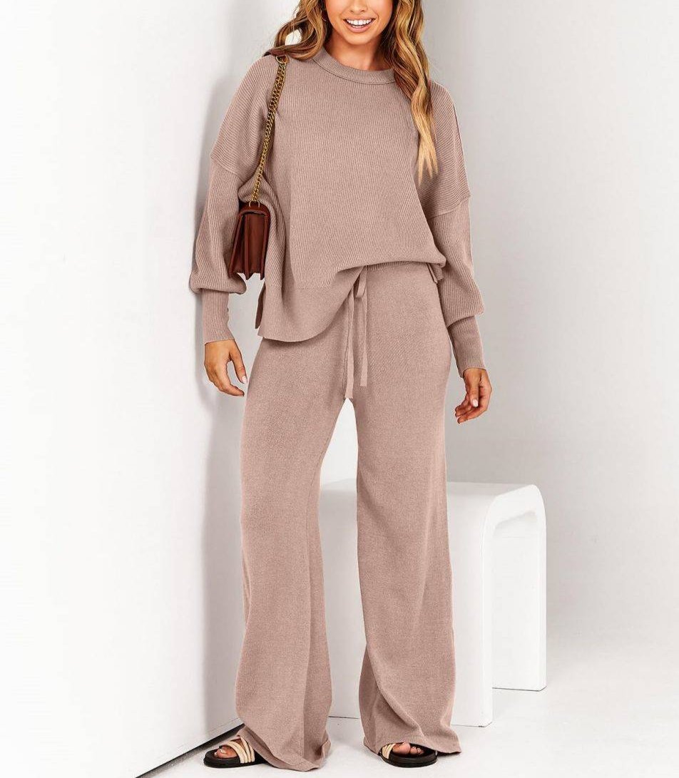 Brielle | Chic Sweater en Wijde Broek Set voor Vrouwen