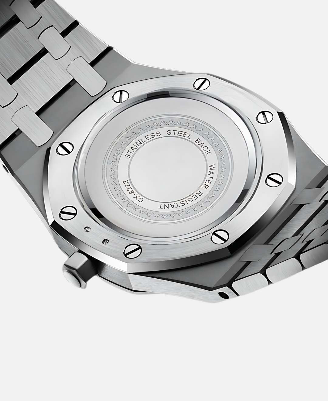 Elegancki męski zegarek 41 mm z trwałą kopertą ze stali nierdzewnej