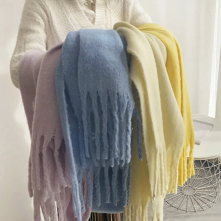 Mavis | Thermische Pastel Sjaal Collectie voor Alleen Comfort en Stijl