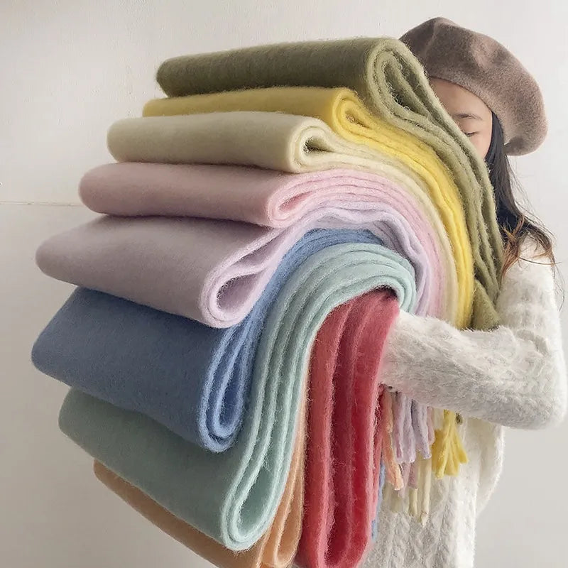 Mavis | Thermische Pastel Sjaal Collectie voor Alleen Comfort en Stijl