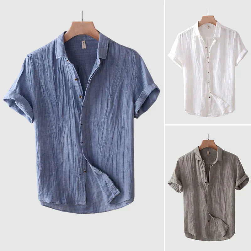 Enzo - Stilvolles und elegantes Herren-Leinenhemd für einen tollen Look
