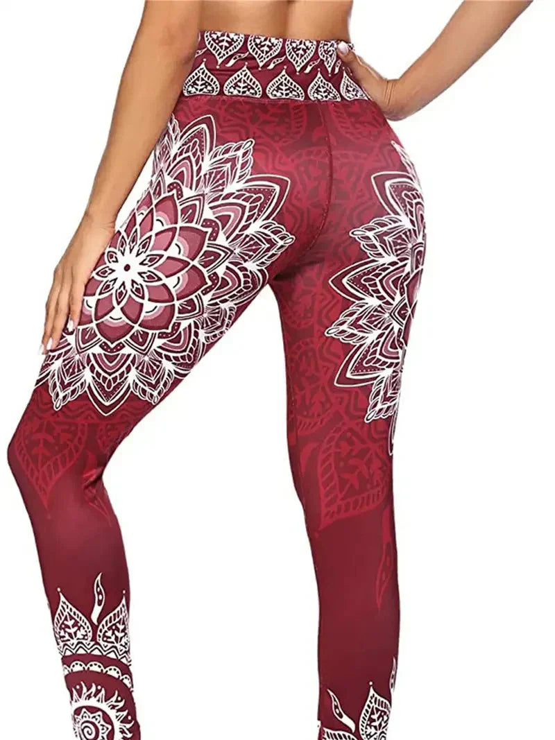 Modne damskie legginsy z kwiatowym wzorem - stylowy i elegancki look