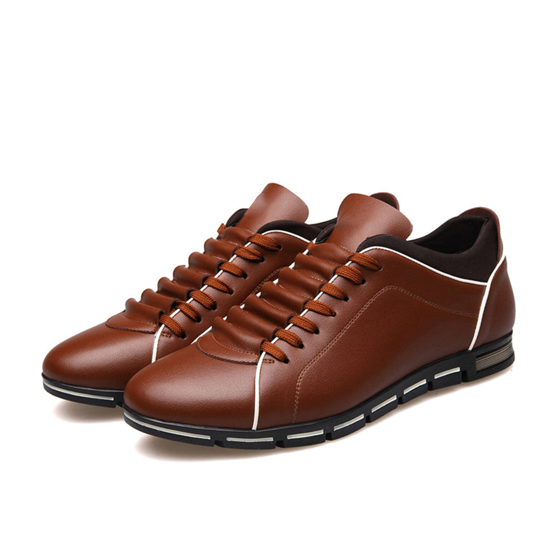 Stylische SANJIN Leder Sneaker für ultimativen Komfort