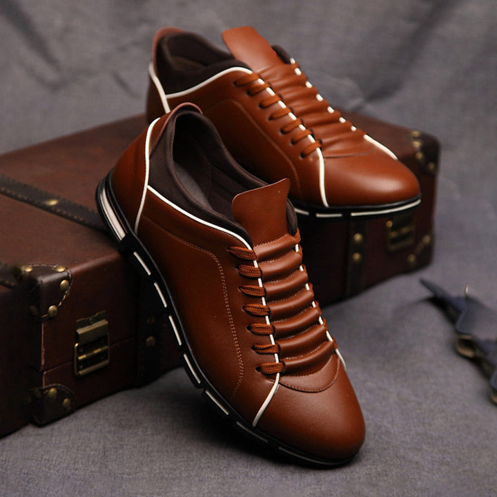 Stylische SANJIN Leder Sneaker für ultimativen Komfort