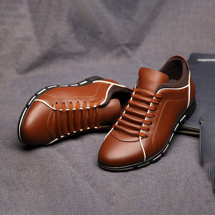 Stylische SANJIN Leder Sneaker für ultimativen Komfort