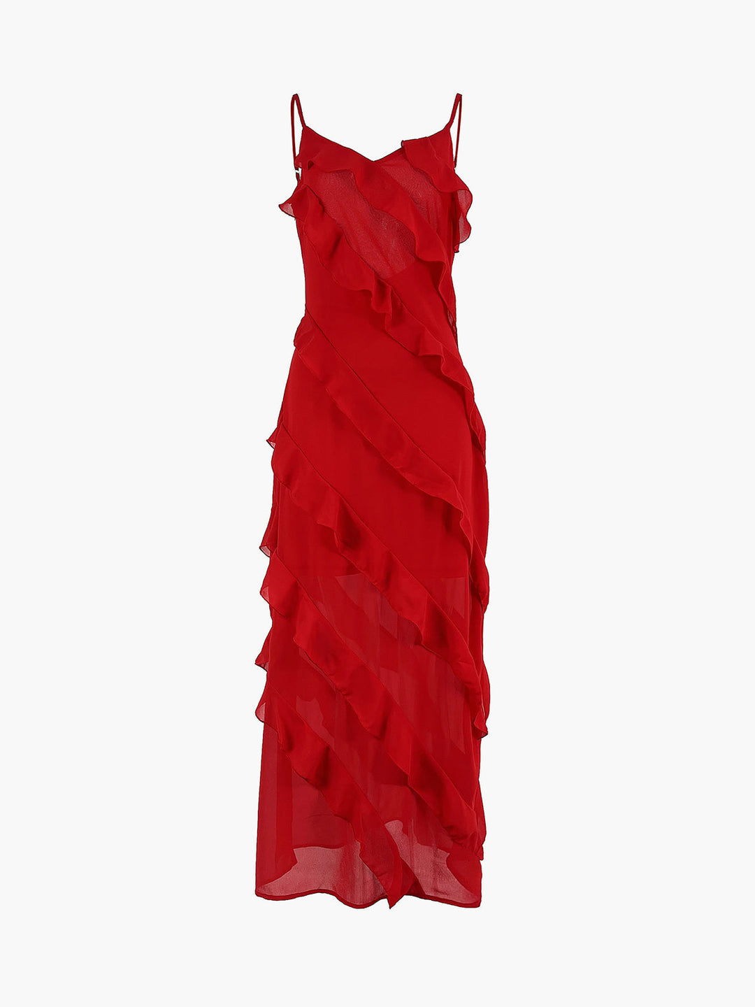 Verführerisches Ravenna™ Chiffonkleid mit offenem Rücken und auffälligem Schlitz - betonen Sie Ihre Weiblichkeit