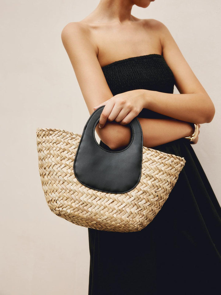Elegante Malia Rieten Handtas - Stijlvol en Chic Accessoire