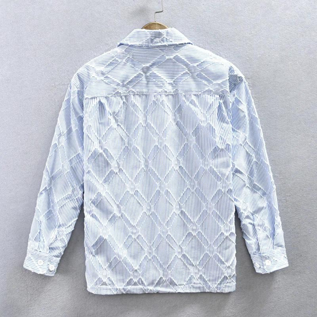Stilvolles Herren-Business-Sweatshirt in einem eleganten, klassischen Blauton