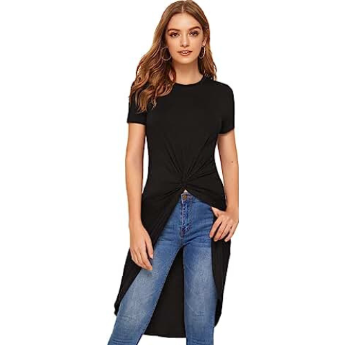 Modisches Damen-T-Shirt in Kurzgrößen mit modernem Stil
