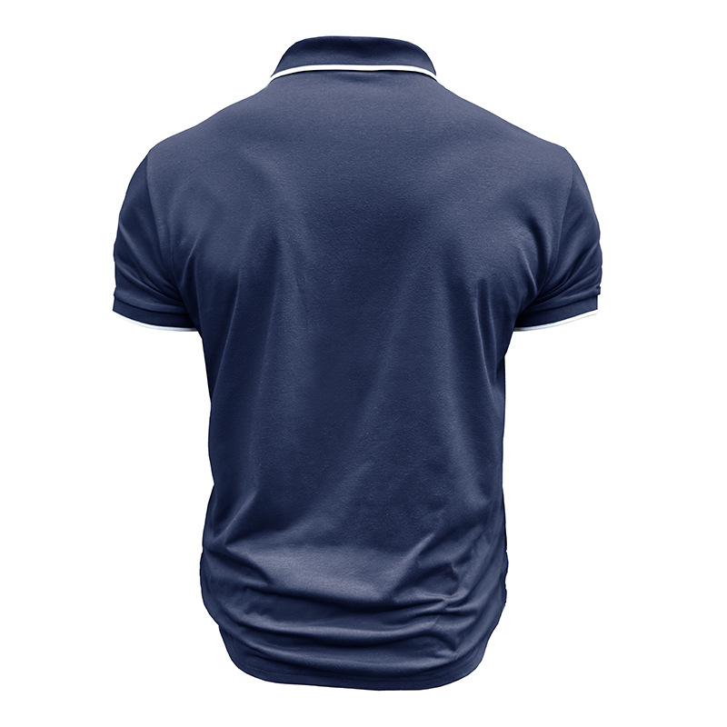 Modisches Kurzarm-Poloshirt für Herren für einen eleganten und modischen Look