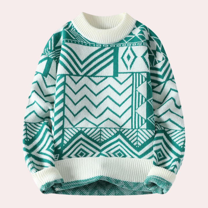 Exklusiver Herrenstrickpullover aus luxuriösem, hochwertigem Stoff